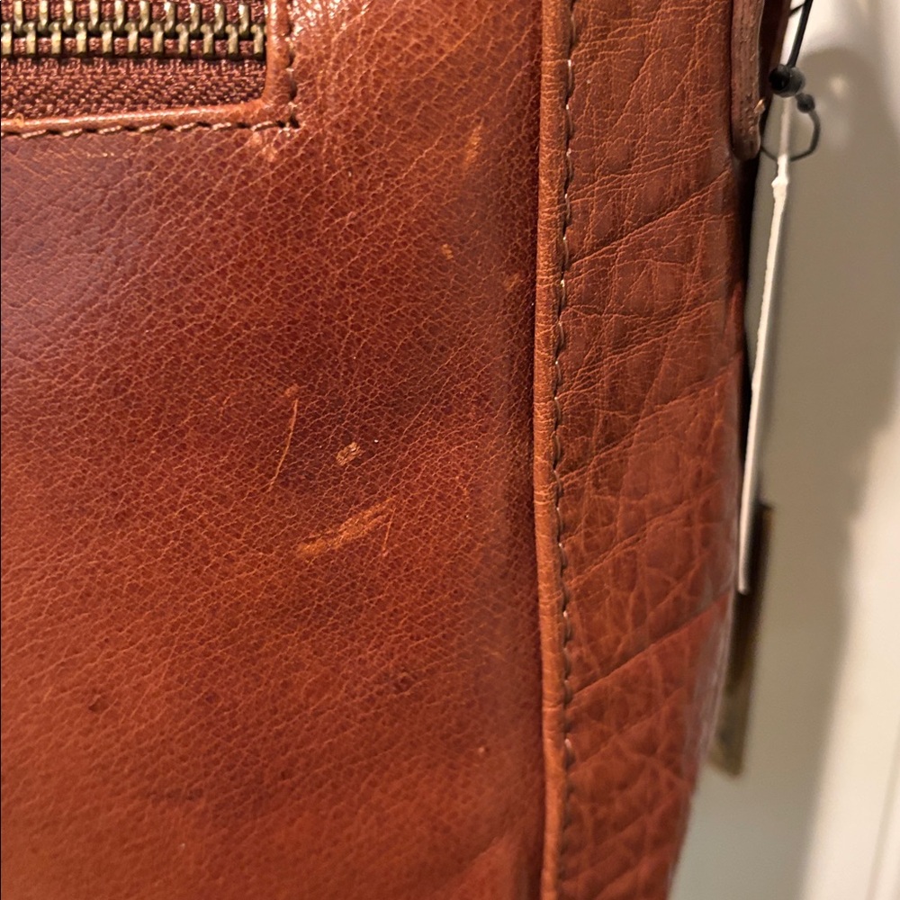 NWT Ashwood Leather Brown Shoulder/Crossbody Bag - Picture 3 of 9